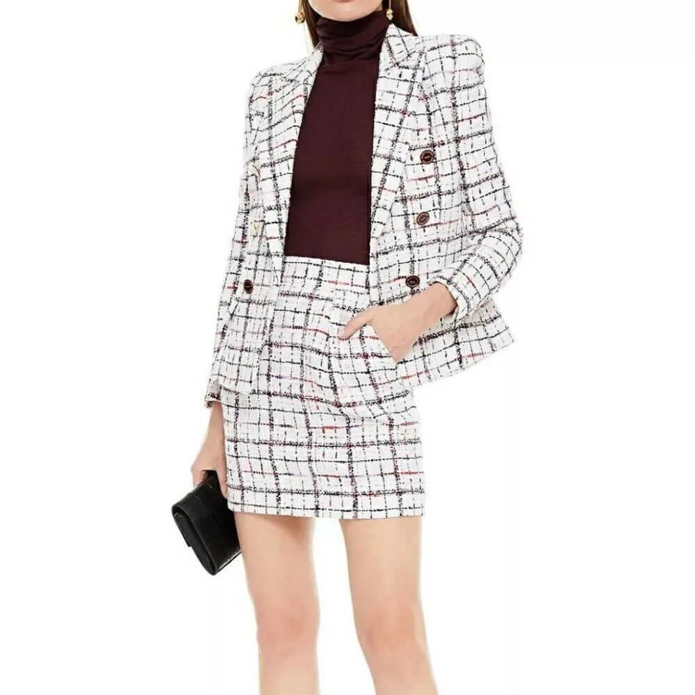 Alexandre Vauthier Tweed mini Skirt S 4 new